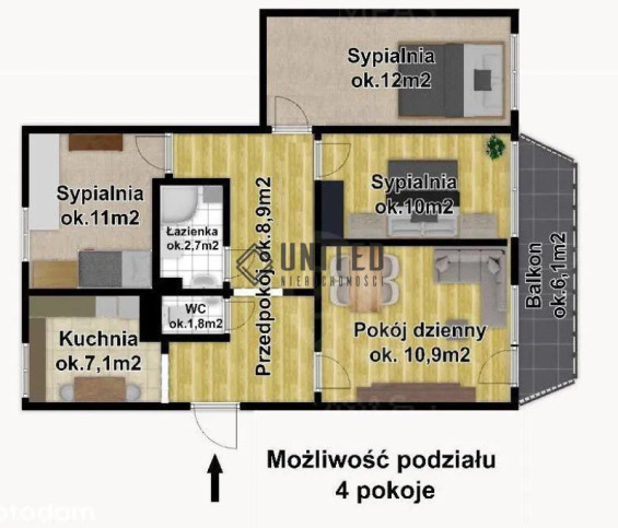 Mieszkanie Sprzedaż  Wrocław-Fabryczna Strzegomska 17